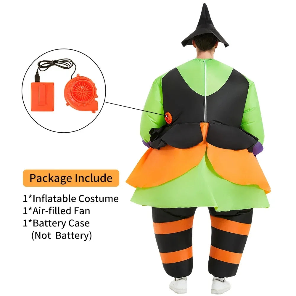 Inflatable Ghost, Vampire & Witch Costumes – Unisex Halloween Cosplay