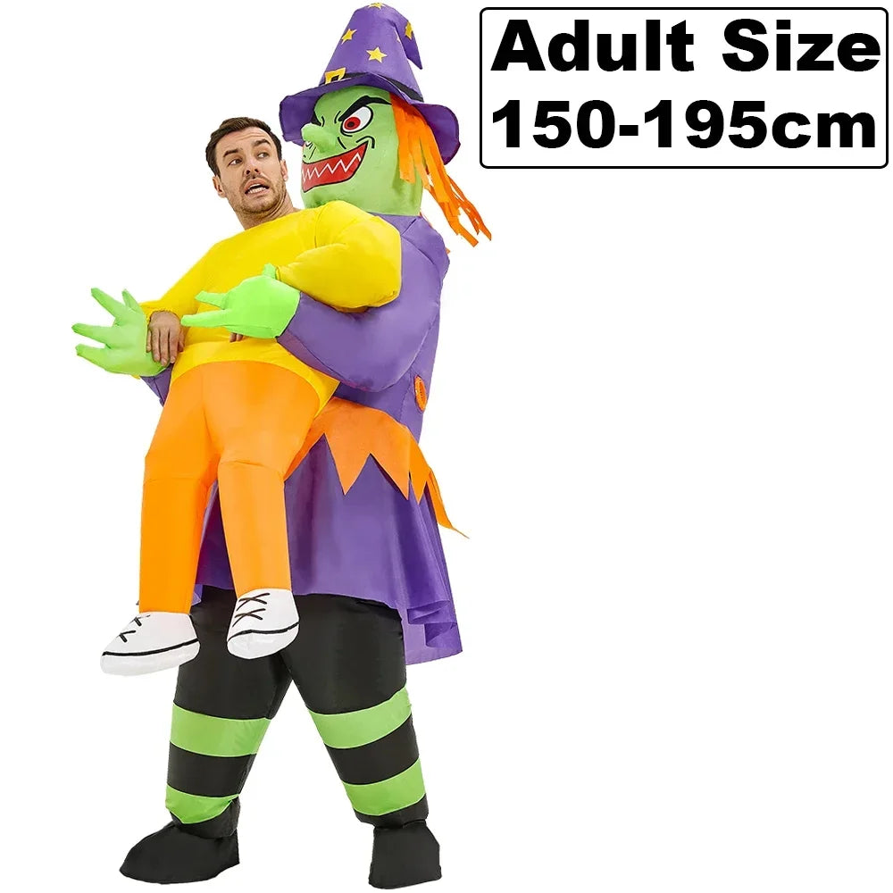 Inflatable Ghost, Vampire & Witch Costumes – Unisex Halloween Cosplay