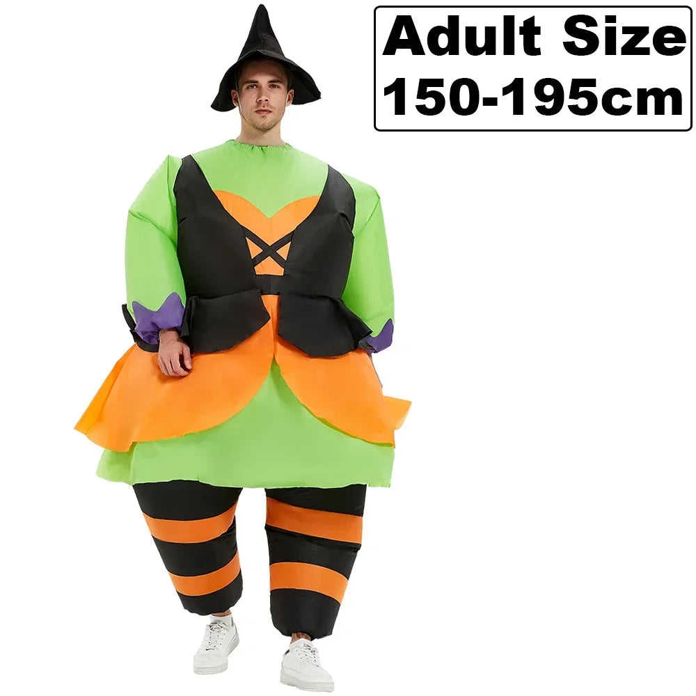 Inflatable Ghost, Vampire & Witch Costumes – Unisex Halloween Cosplay