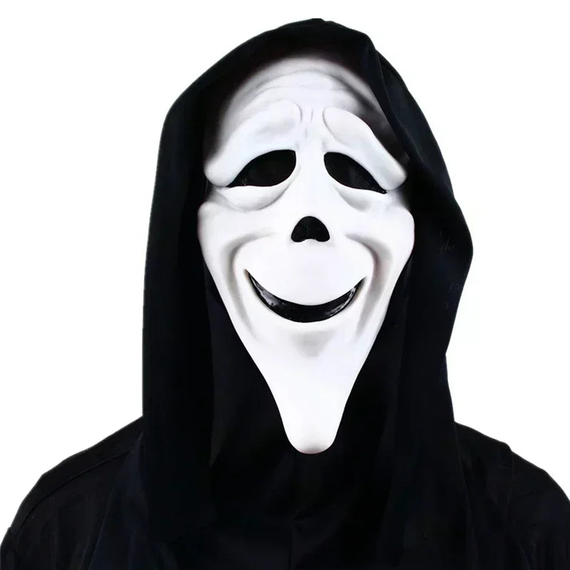 Ghost Face Horror Mask – Scream Movie Full Face Latex Cosplay Prop