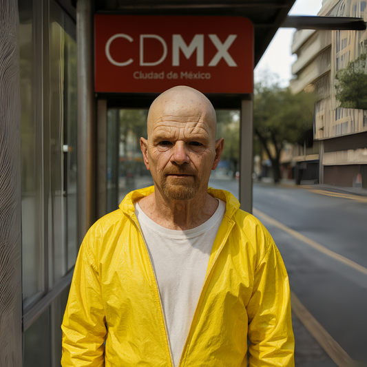 Walter White Breaking Bad Latex Mask – Realistic Old Man Horror Headgear