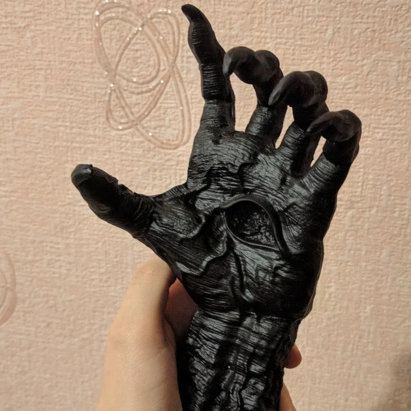 Halloween Decorative Gothic Witch Hand Statue Creative Resin Decorative Hanger Hanger Wall Art Sculpture Home Decoration