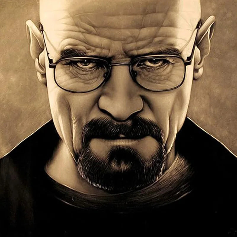 Walter White Breaking Bad Latex Mask – Realistic Old Man Horror Headgear