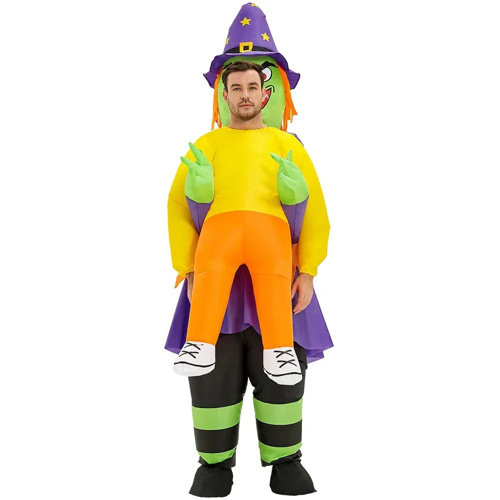 Inflatable Ghost, Vampire & Witch Costumes – Unisex Halloween Cosplay