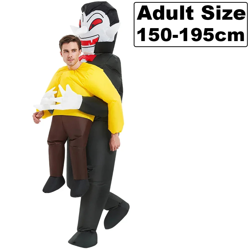Inflatable Ghost, Vampire & Witch Costumes – Unisex Halloween Cosplay