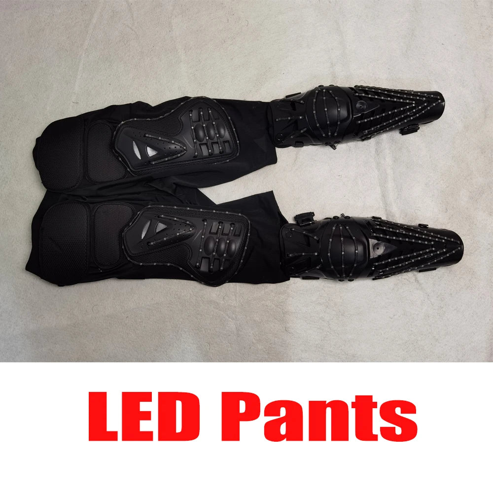 Digital LED Luminous Armor Light Up Jacket Glowing Costumes Suit Bar Nightclub Party Performance Costume suit