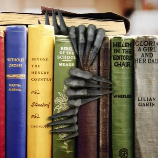 New Thriller Devil's Hand Bookmark Witch Hand Book Mark Art Figurines Room Ornament Horror Halloween Decor Gifts for Kids Friend