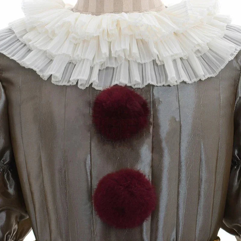 Pennywise Full Clown Costume – IT Movie Halloween Outfit with Mask