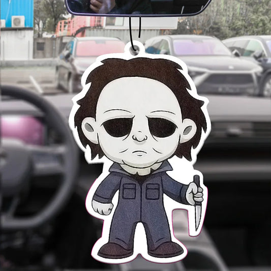 Halloween anime car air freshener pendant horror rearview decoration