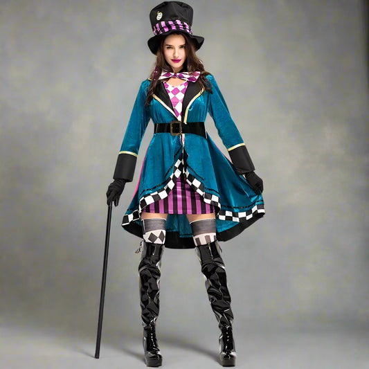 Deluxe Women’s Mad Hatter Costume – Alice in Wonderland Cosplay